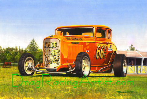 Drag Racing Art...Hot Rods, Altereds, Gassers