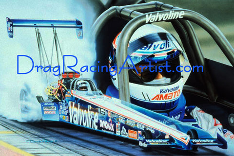 "Portrait of a Champion".  Joe Amato signed Limited Edition...Drag Racing Art