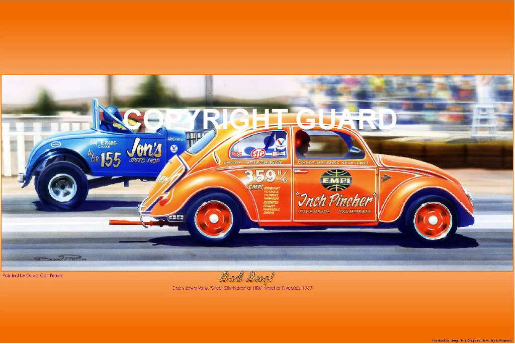 Drag Racing Bug Racer Car Pro-Line Racing 1/10 Volkswagen Bug