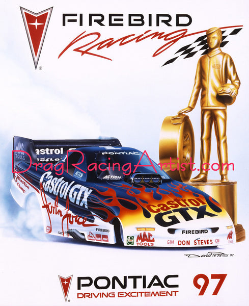 97 Pontiac/Force Press Kit...Drag Racing Art