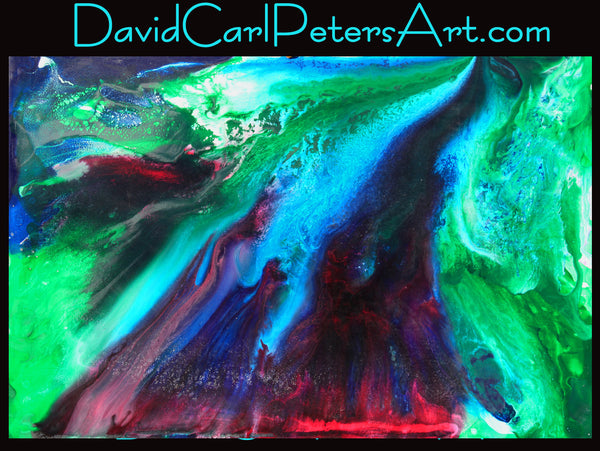 Red River...Abstract Art by David Carl Peters