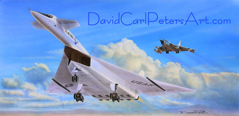 XB-70 "Flight of the Valkyrie" Aviation Art
