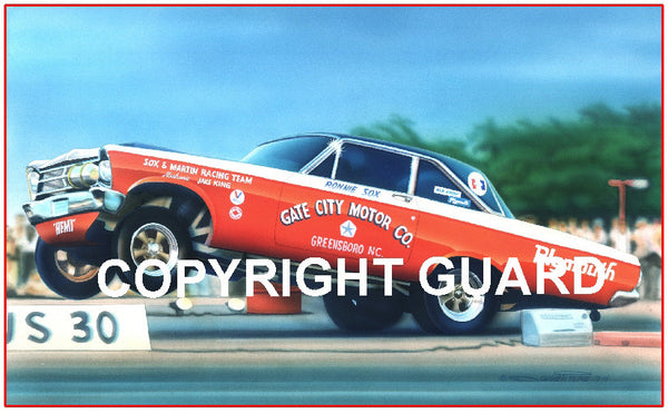 The "Paper Tiger"...Ronnie Sox & Bud Martin's 65 Plymouth Belvedere FX Match-Racer